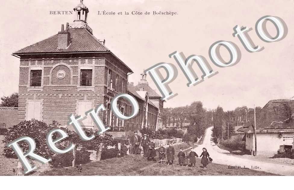 l&#039;école et la côte de Boëschèpe