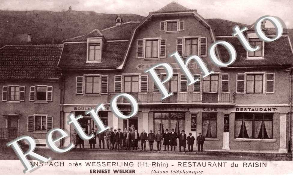 restaurant du raisin Ernest Welker