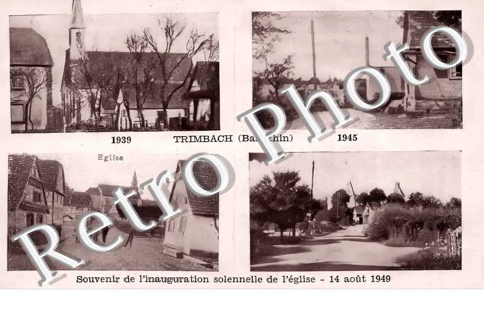 souvenir de l&#039;inuaguration de l&#039;église - 14 août 1949