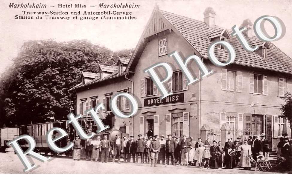 Hotel Miss Station du tramway et garage d&#039;automobiles