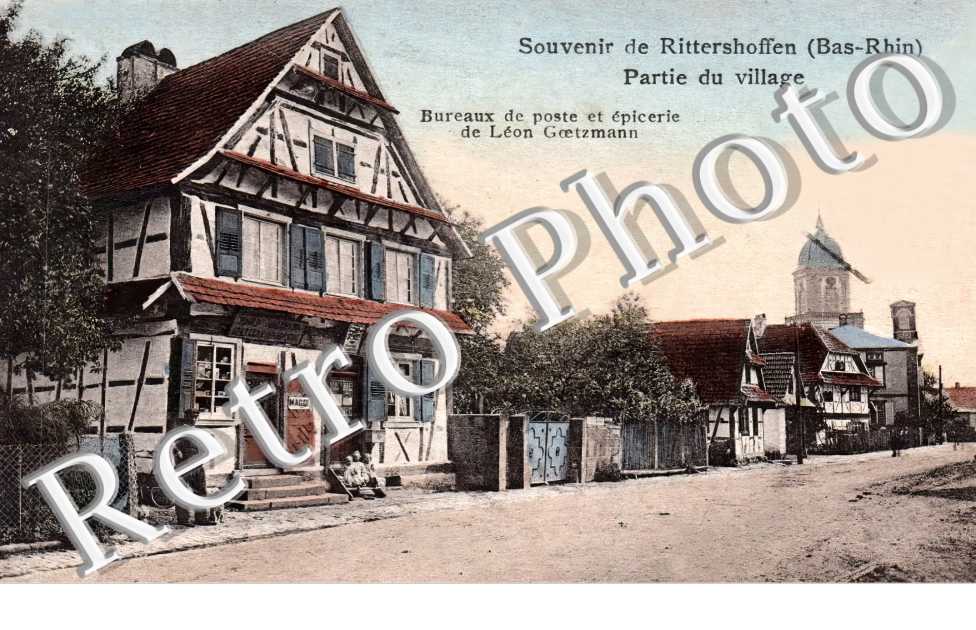 Bureaux de poste et épicerie de Léon Goetzmann