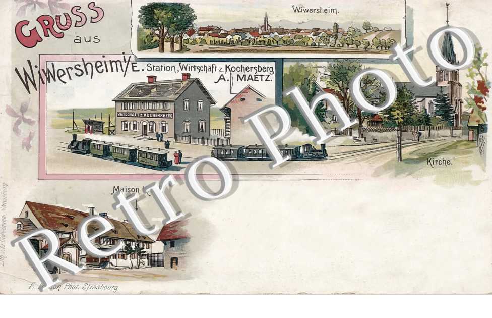 Maison Klein. Wirtschaft z. Kochersberg A. Maetz