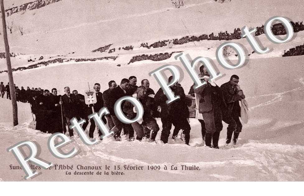 Funérailles de l&#039;Abbé Chanoux le 13 février 1909
