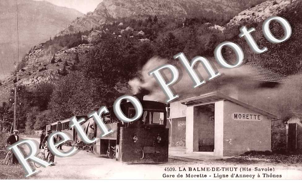 gare de Morette. Ligne d&#039;Annecy à Thônes