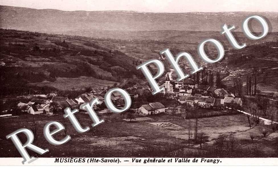 vue générale et vallée de Frangy