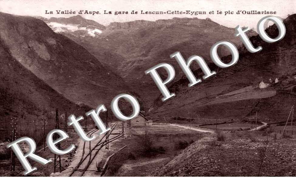 la gare de Lescun-Cette-Eygun et le pic d&#039;Ouillarisse