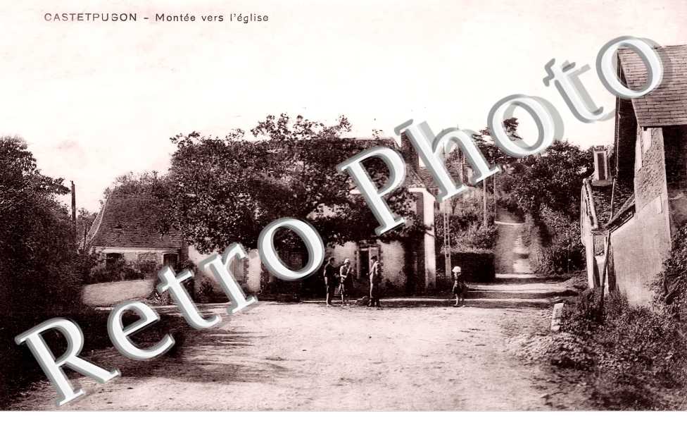 montée vers l&#039;église