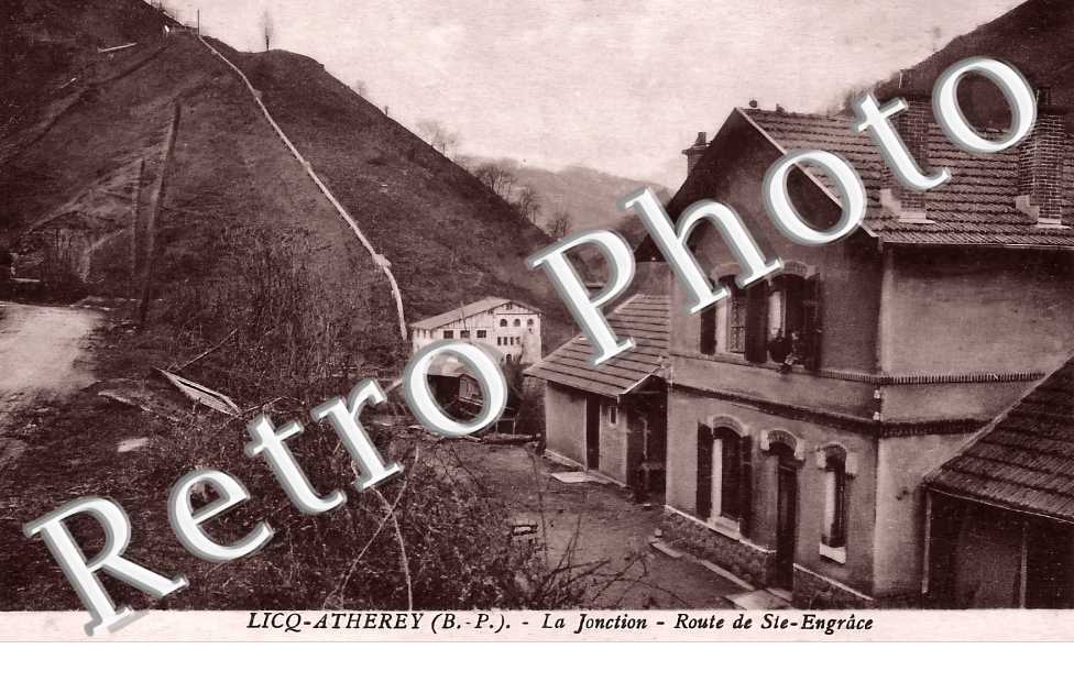 la jonction. Route de Sainte-Engrace