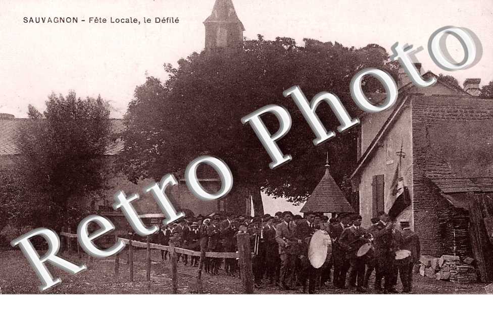 Fête locale, le défilé