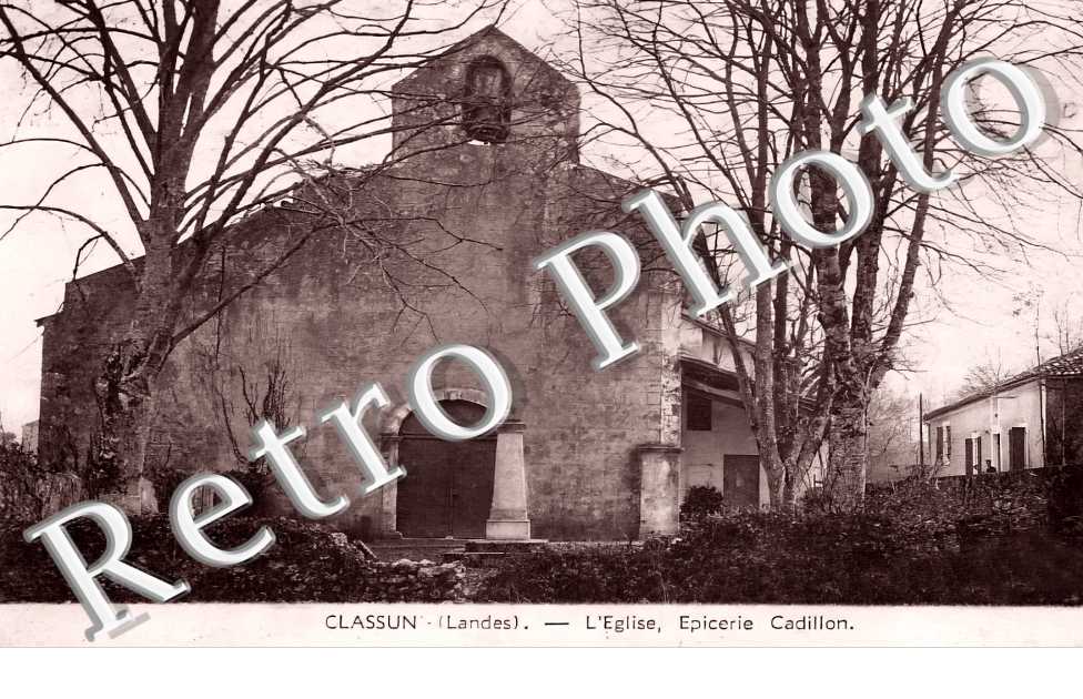 l&#039;église, épicerie Cadillon