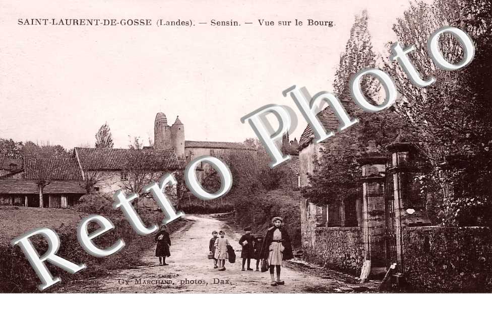 Sensin. Vue sur le bourg.