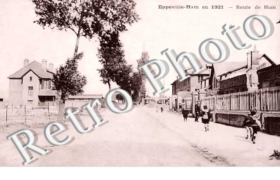 route de Ham en 1921