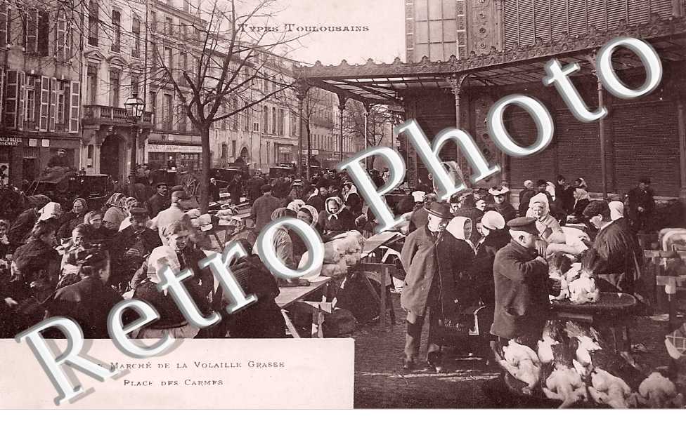 le marché de volaille grasse Place des Carmes