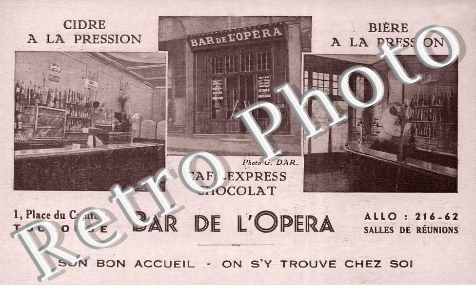 Bar de l'Opéra 1 place du Capitole