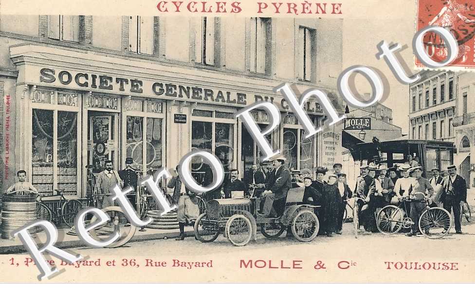 Cycles Pyrène 1 place Bayard Molle & Cie