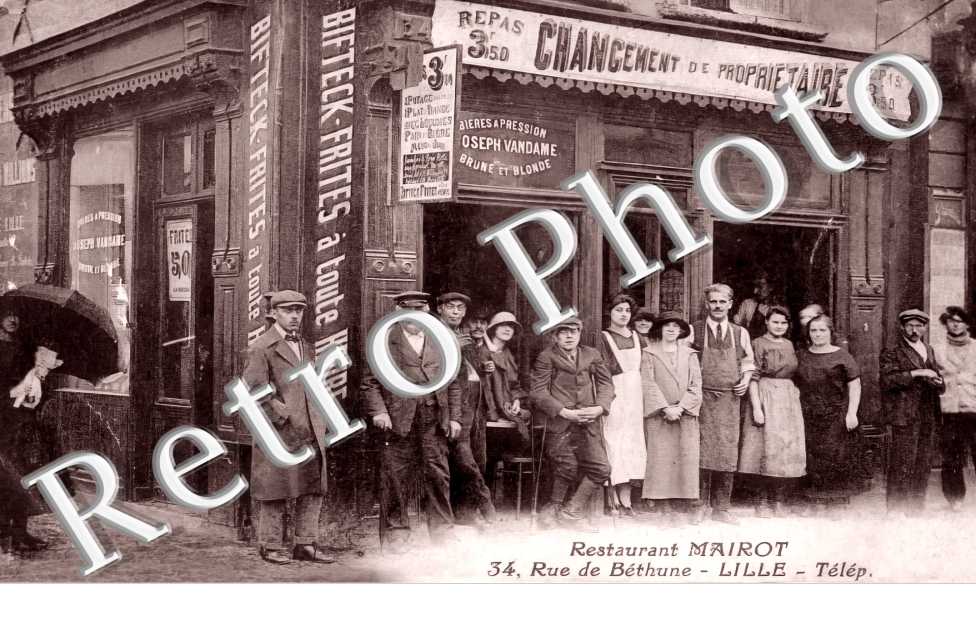 Restaurant Mairot. 34, rue de Béthune