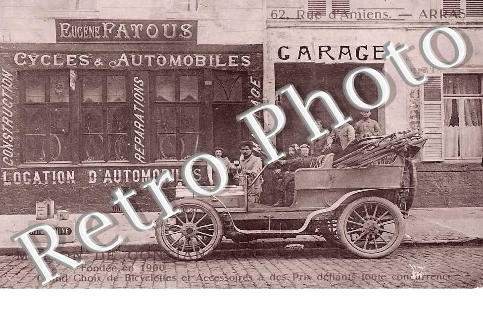 Magasin Eugène Patous 32 rue d'Amiens. Cycles et Automobiles
