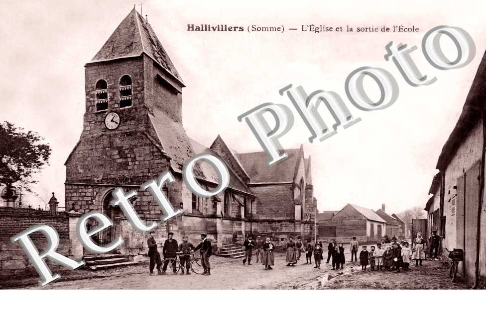l&#039;église et la sortie de l&#039;école