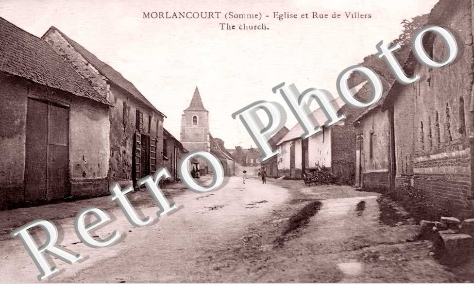 église et rue de Villers
