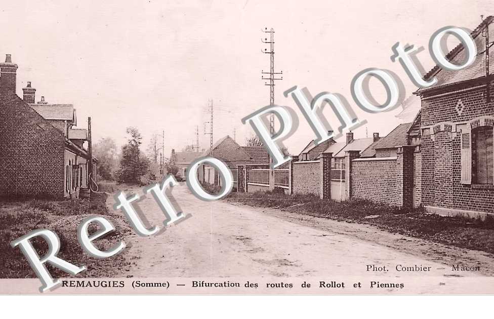 Bifurcation des routes de Rollot et Piennes