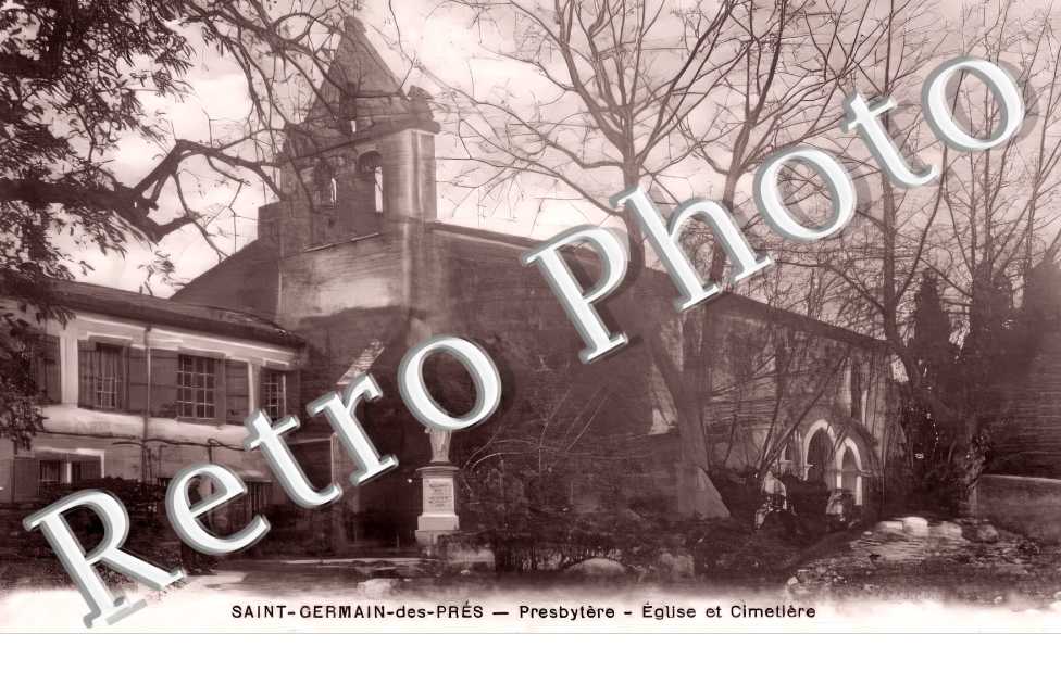 presbytère. Eglise et cimetière