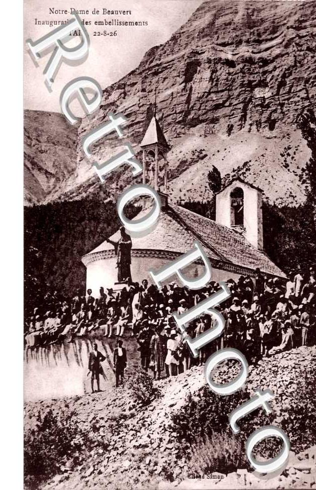 Notre-Dame de Beauvers. Inauguration des embellissements 22-8-26