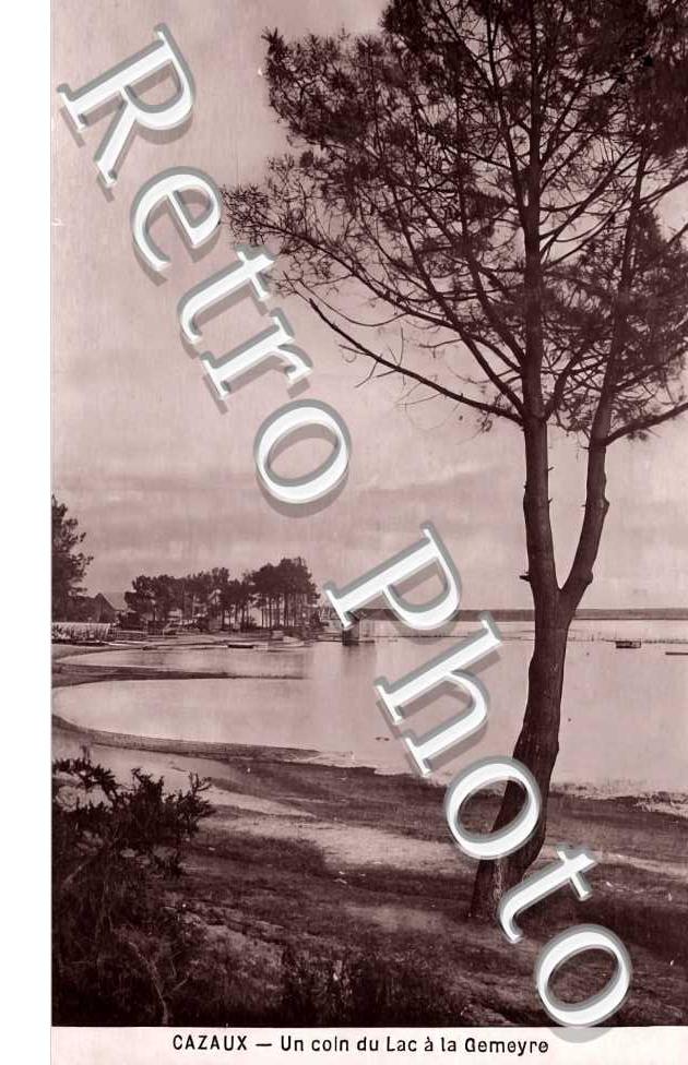 CAZAUX un coin du lac à la Gemeyre