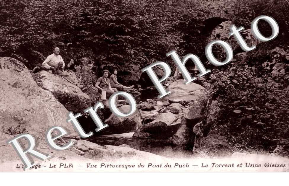 Pont du Puch. Le Torrent et Usine Gleizes