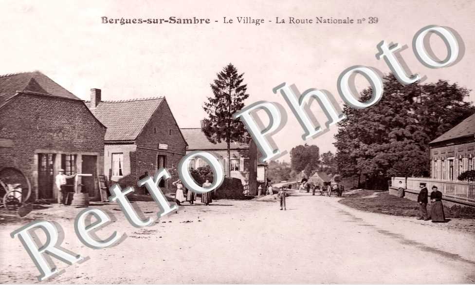 le village, la route nationale