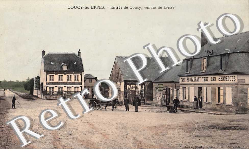 entrée de Coucy, venant de Liesse
