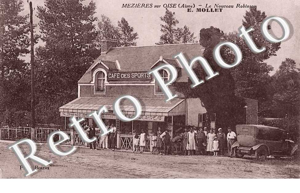 Le Nouveau Robinson. E. Mollet.  Café des Sports