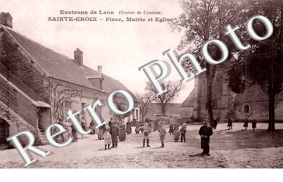 place, mairie et église