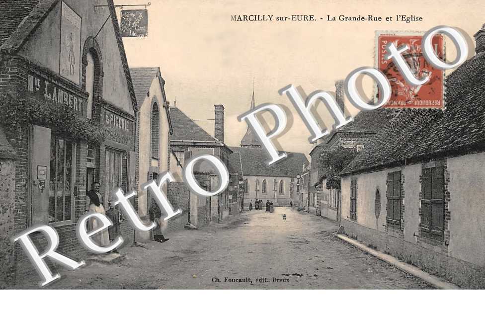 la grande rue et l&#039;église