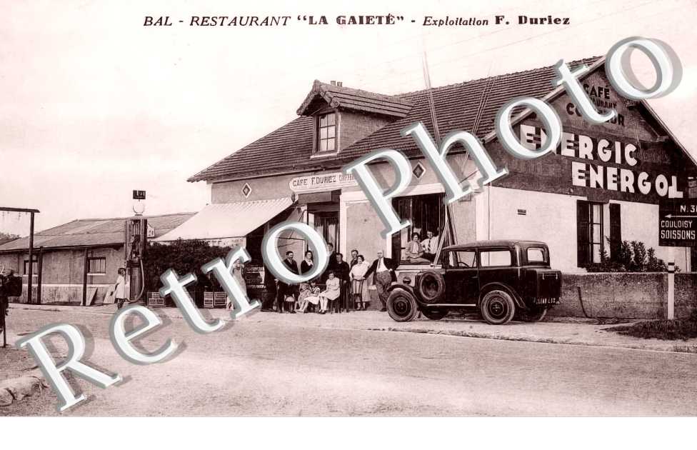 Bar Restaurant " La Gaité ". Exploitation F. Duriez