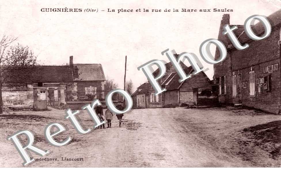 la place et la rue de la mare aux saules