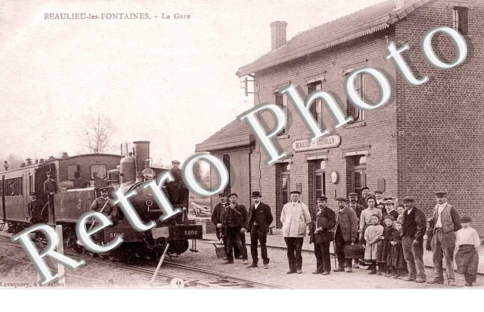 la gare de Beaulieu-Ecuvilly