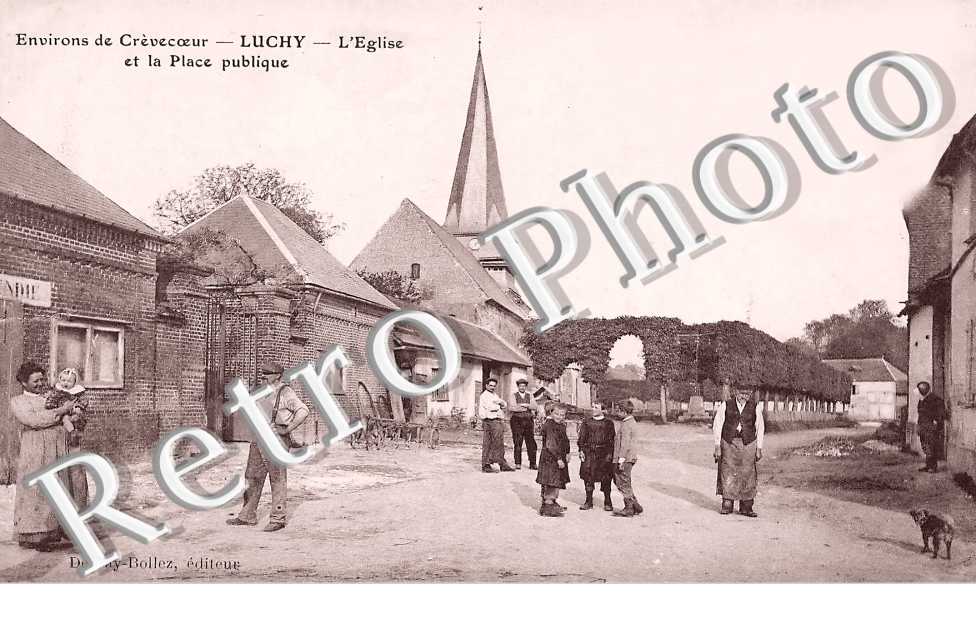 l'église et la place publique