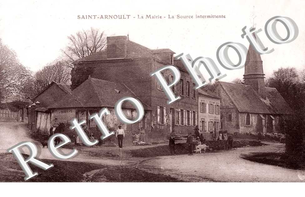 la Mairie. La source intermittente