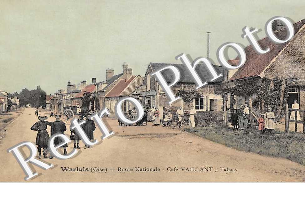 Route nationale. Café Vaillant. Tabacs