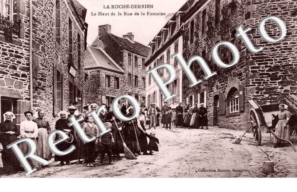 le haut de la rue de la Fontaine