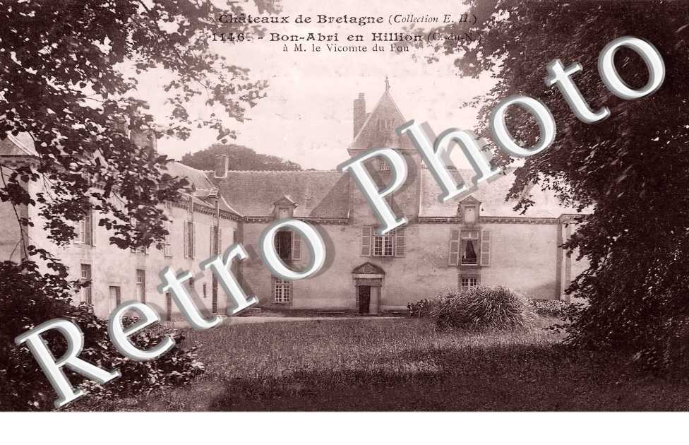 Château Bon-Abri en Hillion à M. le Vicomte du Fou