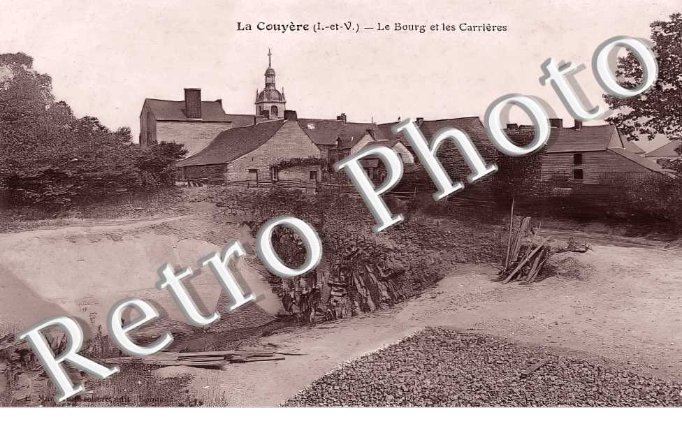 le bourg et les carrières.