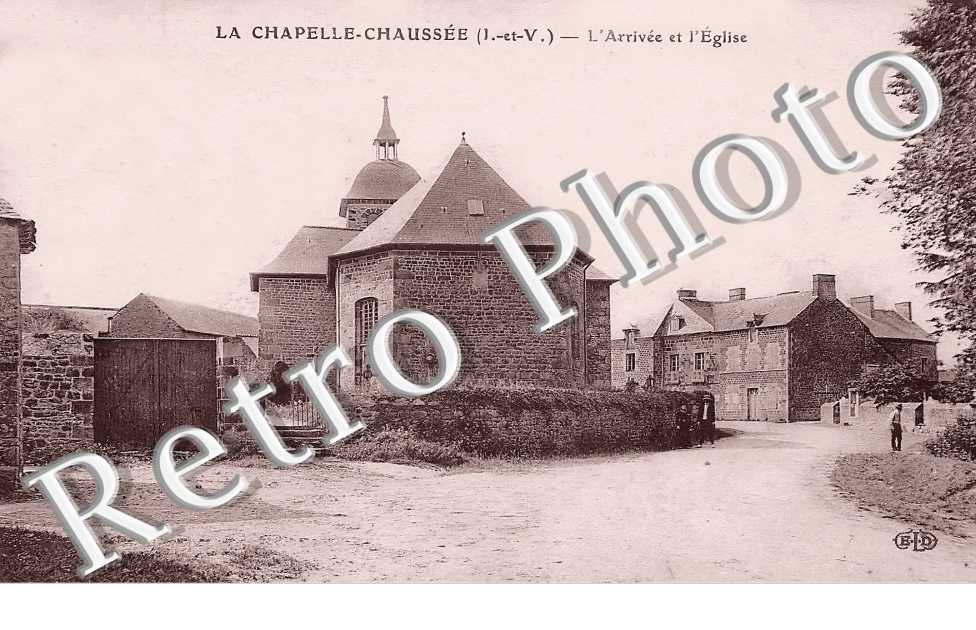 l&#039;arrivée et l&#039;église.