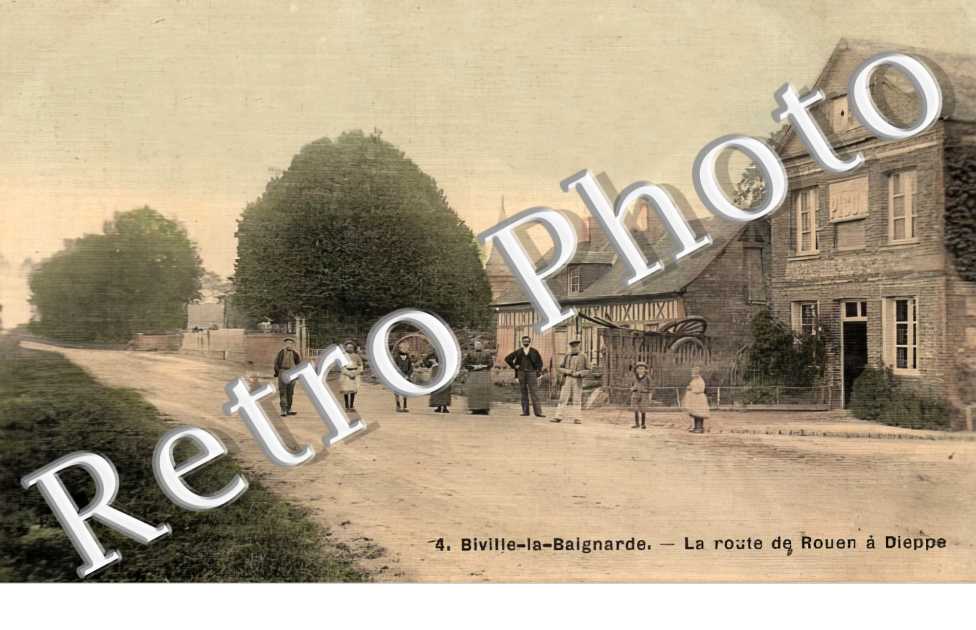 la route de Rouen à Dieppe
