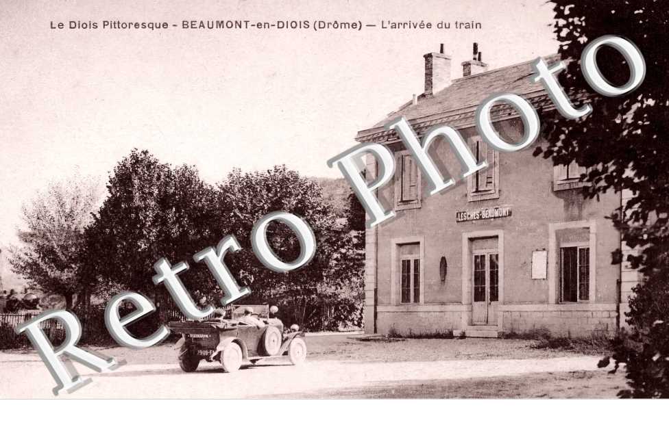 l'arrivée du train