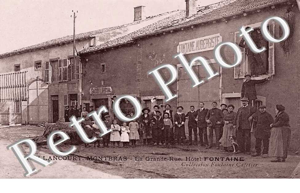 Taillancourt-Montbras.La grande rue. Hôtel Fontaine