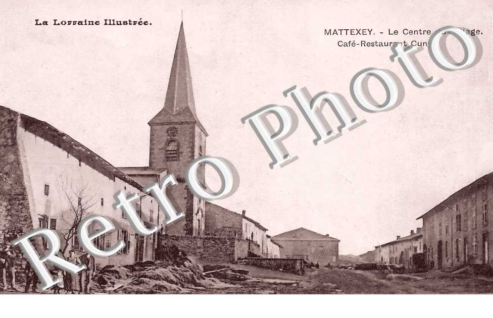 le centre du village. Café-Restaurant Cuny