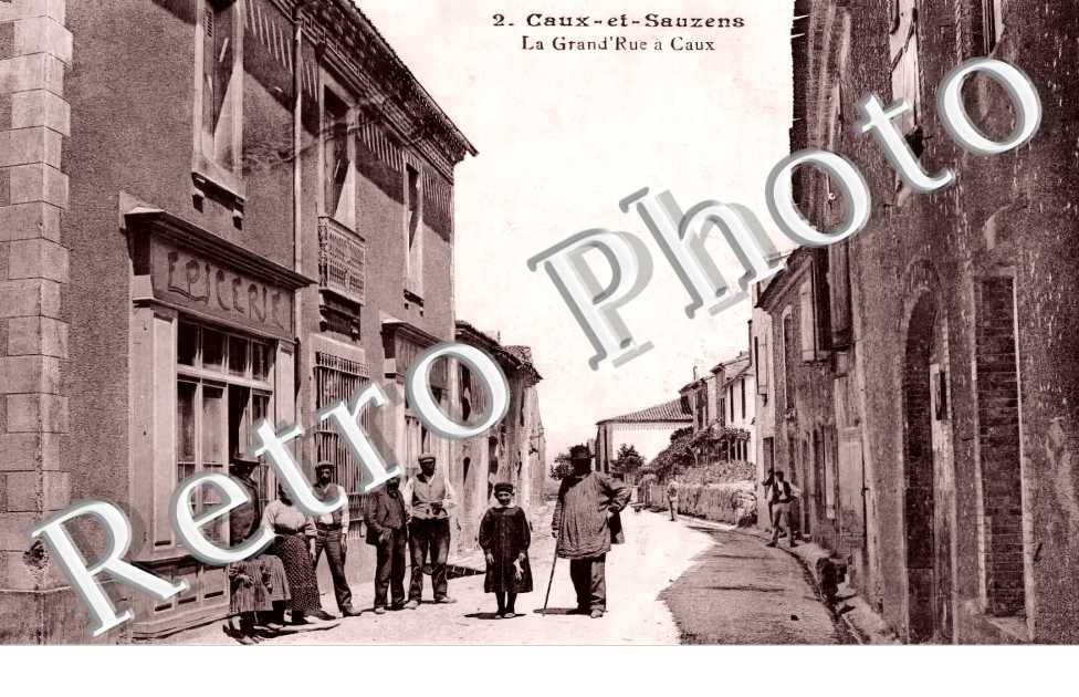 la grand&#039;rue à Caux