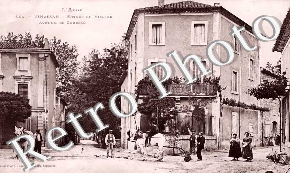 entrée du village. Avenue de Coursan