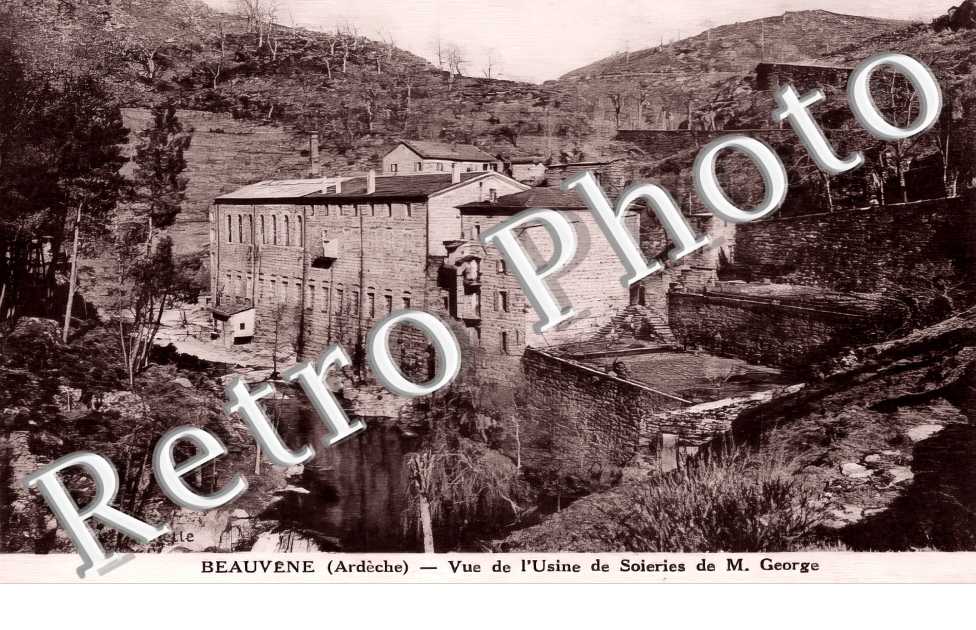 vue de l&#039;usine de soieries de M. George